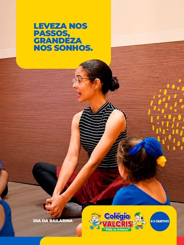 Aluna em aula de dança